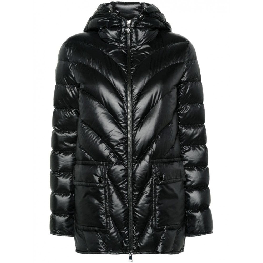 Moncler Argenno Hooded Puffer Jacket Black MCS28112