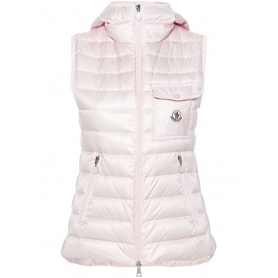 Moncler Glygos Hooded Gilet Pink MCS28553