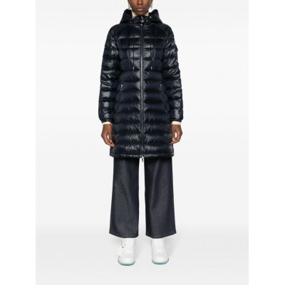 Moncler Amintore Hooded Down Coat Blue MCS28075