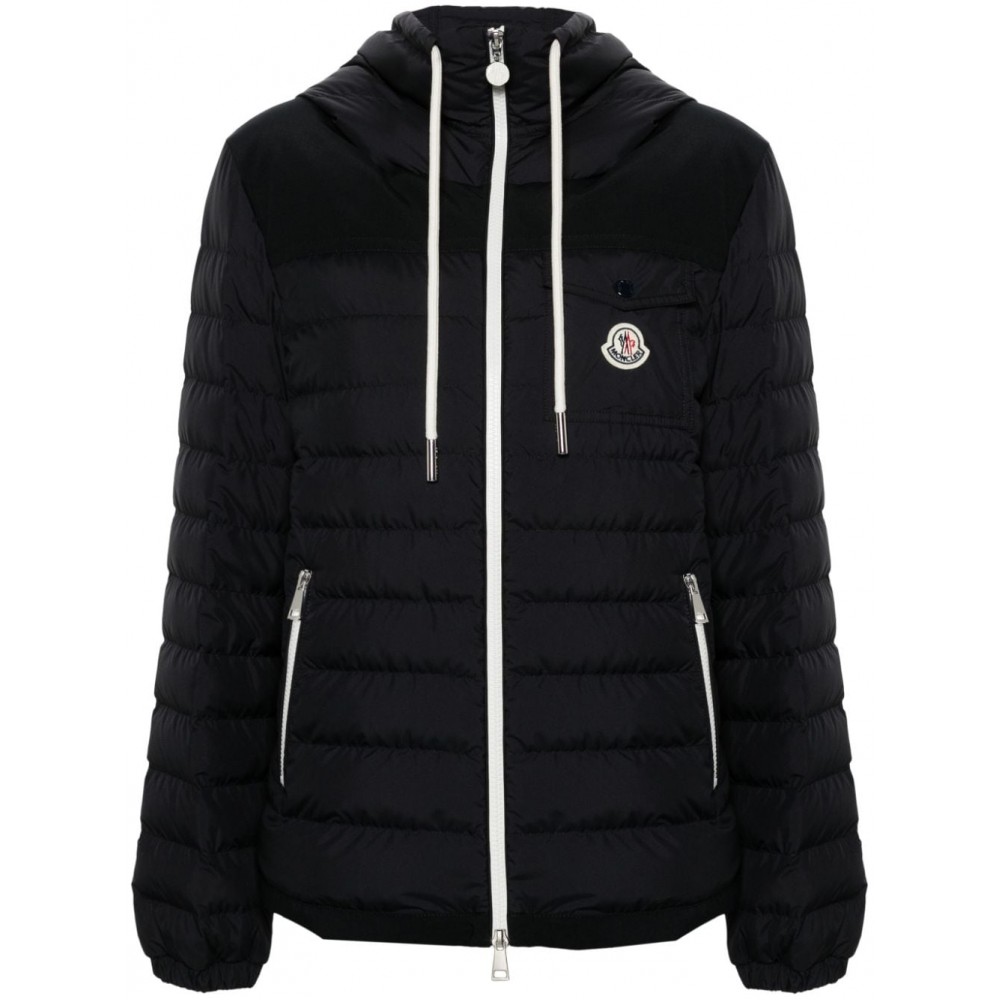 Moncler Hooded Down Puffer Jacket Blue MCS28611