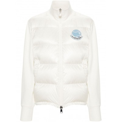 Moncler logo-patch padded-panel Jacket Neutrals MCS29029