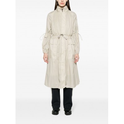 Moncler Lins Parka Maxi Coat Neutrals MCS28761