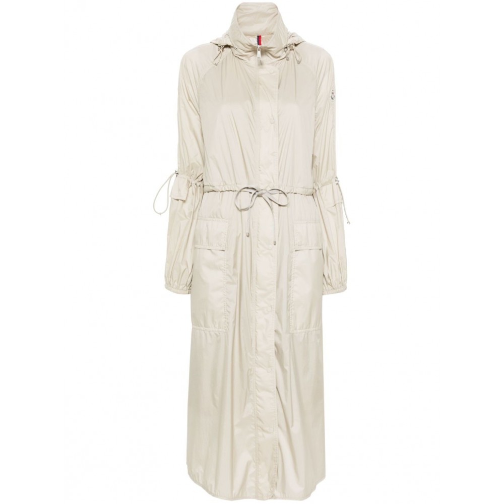 Moncler Lins Parka Maxi Coat Neutrals MCS28761