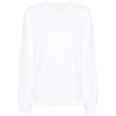 Moncler logo-applique Cotton Sweatshirt White MCS28790