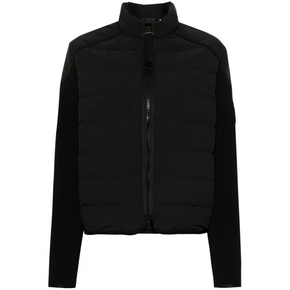 Moncler padded-panels Knitted Cardigan Black MCS29355