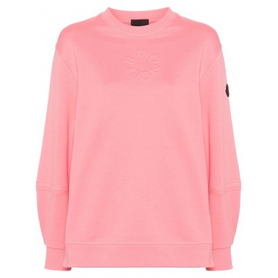 Moncler embossed-logo Cotton Sweatshirt Pink MCS28438