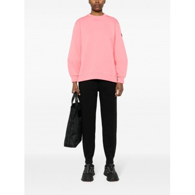 Moncler embossed-logo Cotton Sweatshirt Pink MCS28438