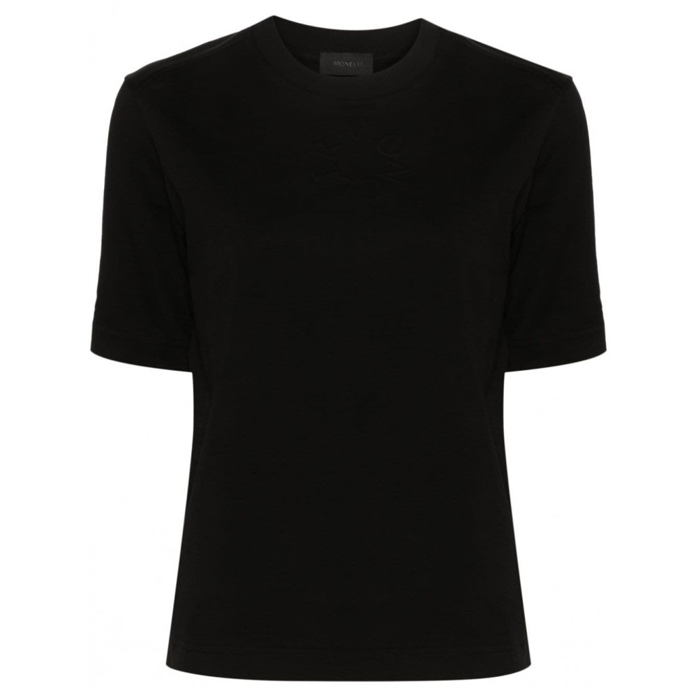 Moncler embossed-logo Cotton T-shirt Black MCS28439