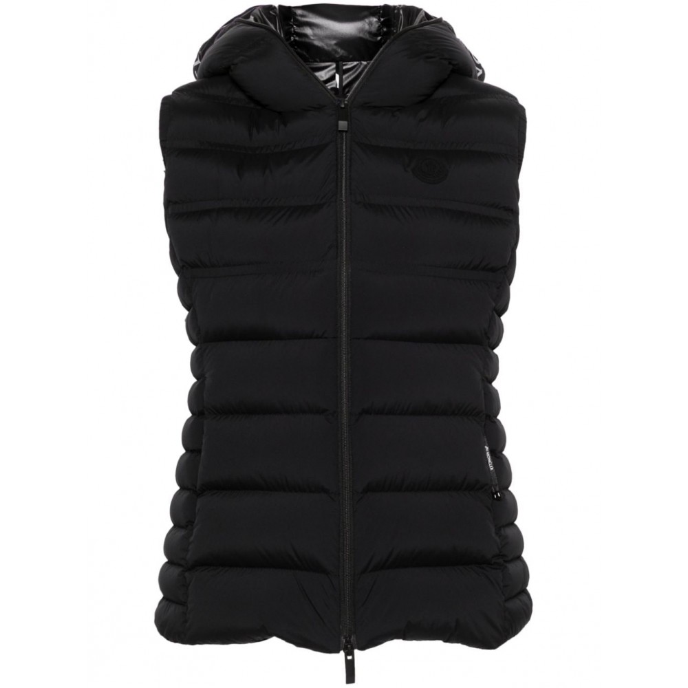 Moncler logo-patch Quilted Gilet Black MCS29037