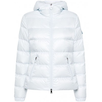 Moncler Gles Quilted Hooded Jacket Blue MCS28548