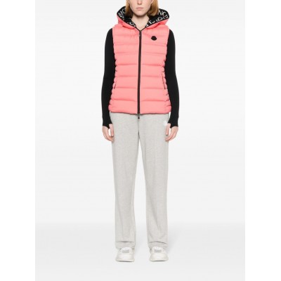 Moncler Quilted Padded Gilet Pink MCS29426