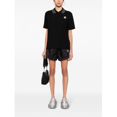 Moncler logo-patch Polo Shirt Black MCS29031