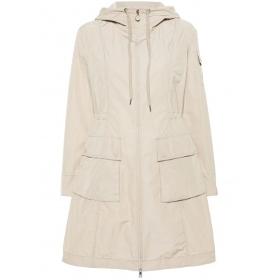 Moncler Laerte Parka Coat Neutrals MCS28701