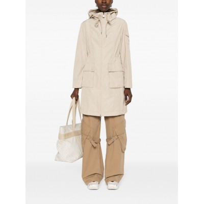 Moncler Laerte Parka Coat Neutrals MCS28701