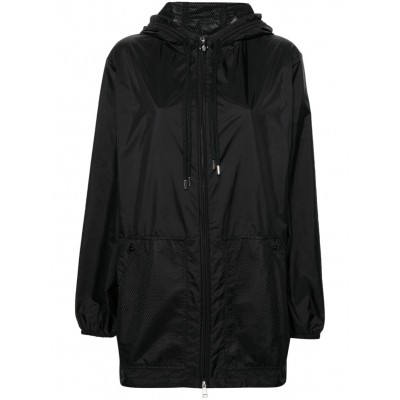 Moncler mesh-panels Hooded Jacket Black MCS29240