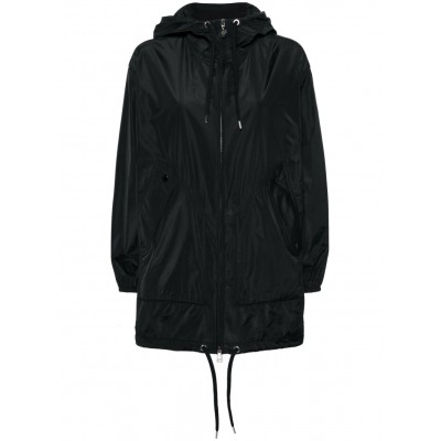 Moncler logo-patch Hooded Jacket Black MCS28966