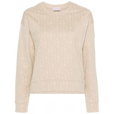 Moncler monogram-jacquard Sweatshirt Neutrals MCS29258