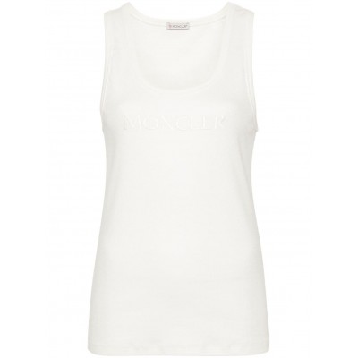 Moncler logo-embroidered Tank Top Neutrals MCS28908