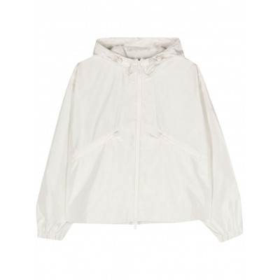 Moncler logo-applique Hooded Jacket Neutrals MCS28806