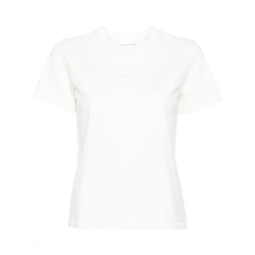 Moncler logo-embroidered Cotton T-shirt White UKMCS28893