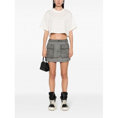 Moncler sequin-embellished T-shirt Neutrals MCS29490