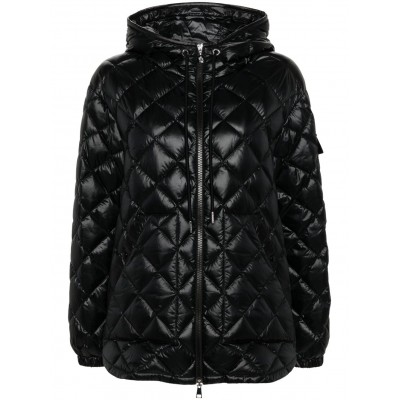 Moncler Hooded Puffer Jacket Black MCS28624