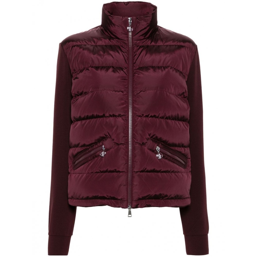 Moncler Panelled Padded Jacket Purple MCS29373