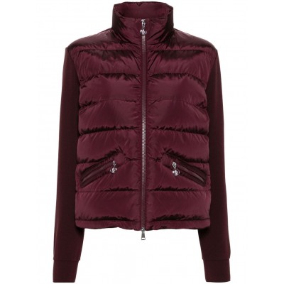 Moncler Panelled Padded Jacket Purple MCS29373