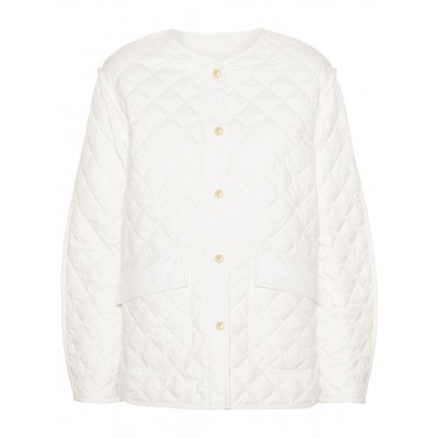 Moncler Corinto Belted Quilted Jacket White MCS28345