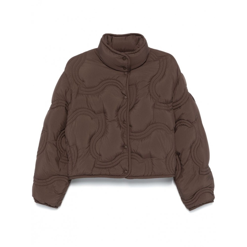 Moncler Beryl Puffer Jacket Brown MCS28200