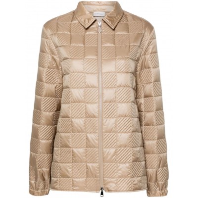 Moncler logo-applique Jacket Brown MCS28811