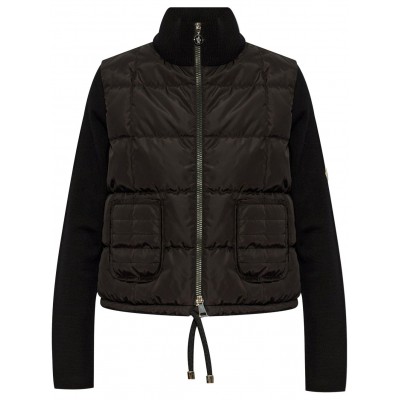 Moncler logo-applique Padded Jacket Black MCS28823