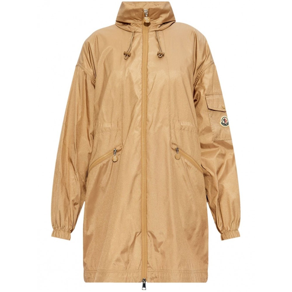 Moncler Lightweight Drawstring Parka Neutrals MCS28757