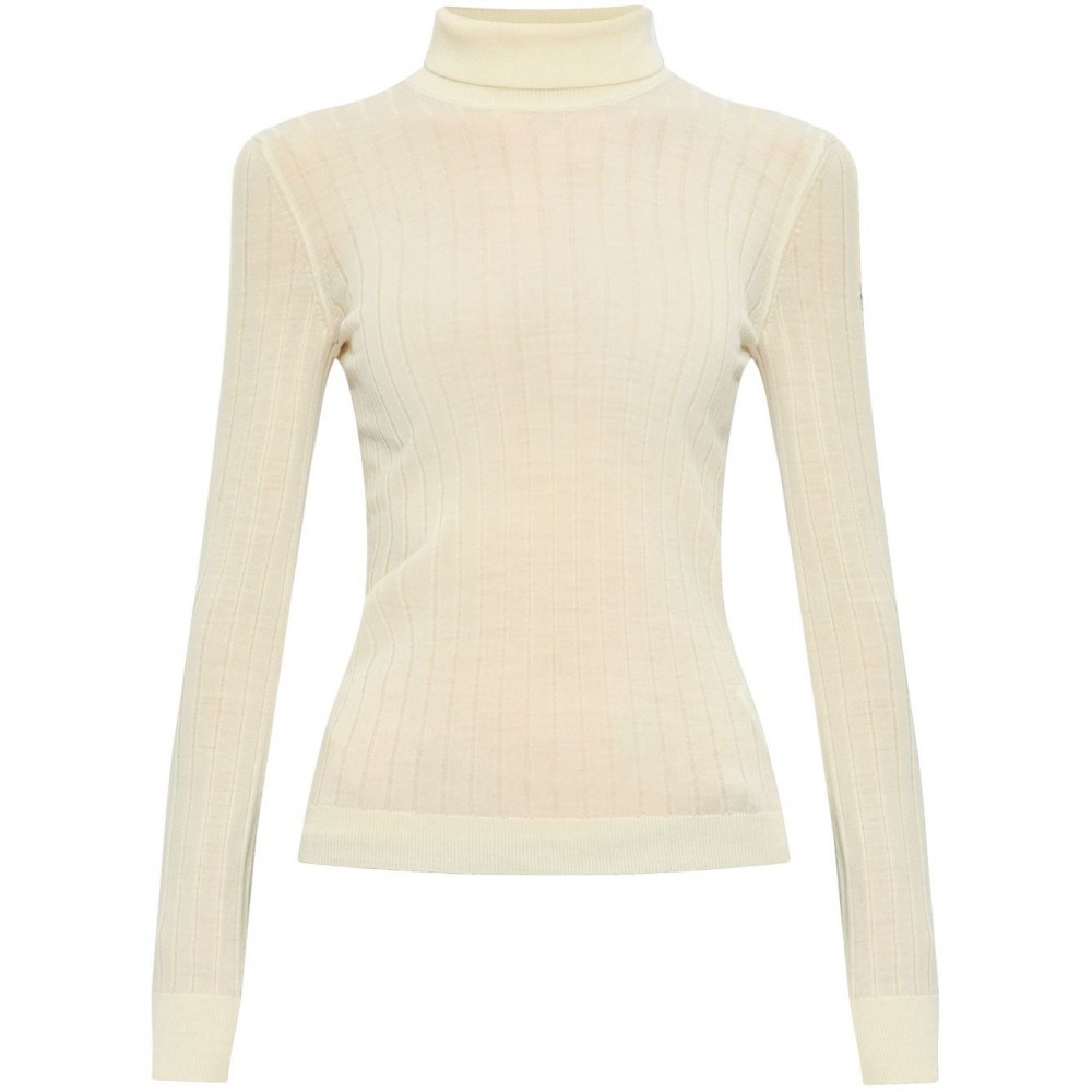 Moncler fine-knit roll-neck Jumper Neutrals MCS28487