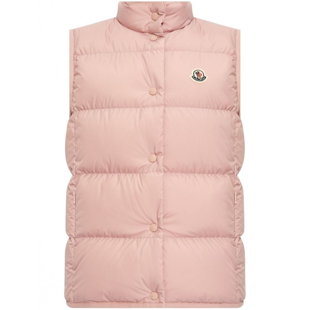 Moncler Padded Down Puffer Gilet Pink MCS29306