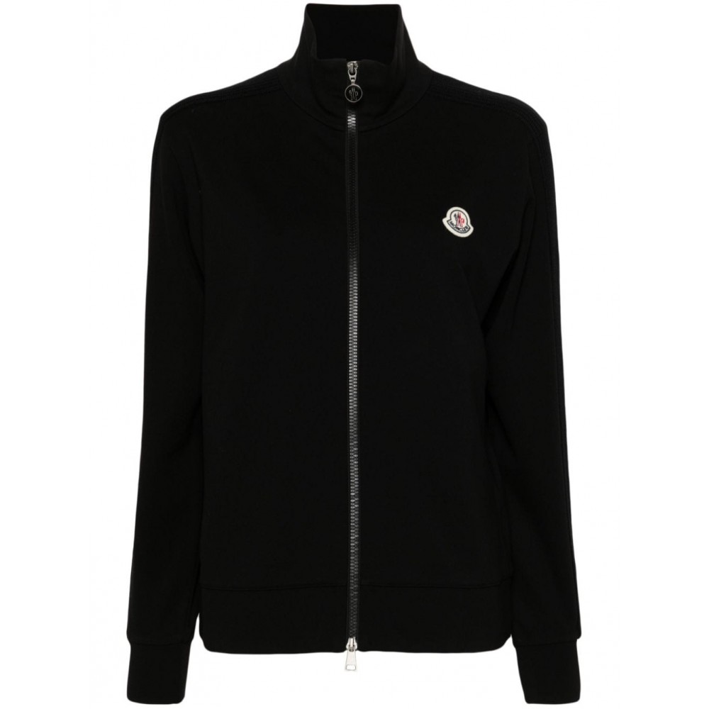 Moncler logo-applique Zipped Jacket Black MCS28848