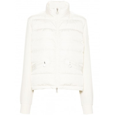 Moncler Panelled Padded Jacket White MCS29374