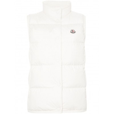 Moncler logo-applique Gilet White MCS28804