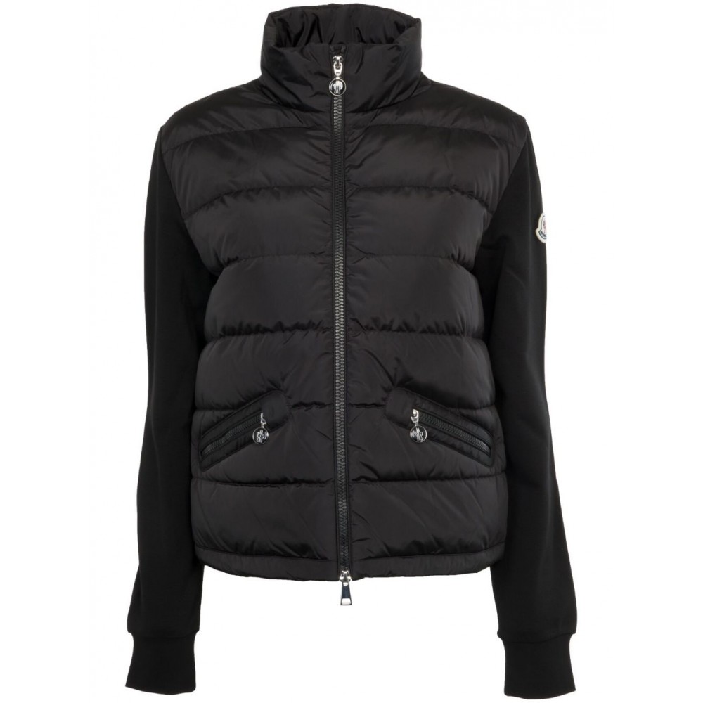 Moncler Padded zip-up Cardigan Black MCS29337