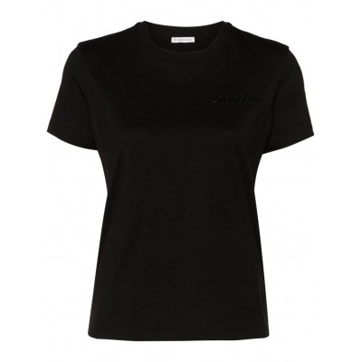 Moncler Logo-Embellished Cotton T-Shirt Black MCS28850