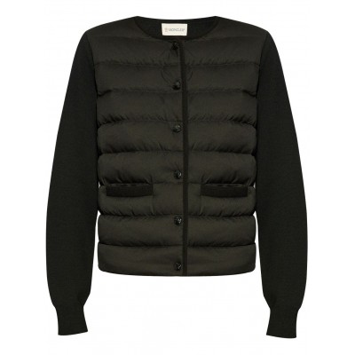 Moncler Padded Wool Cardigan Black MCS29327