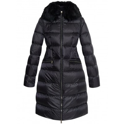 Moncler Boedic Long Down Jacket Black MCS28222