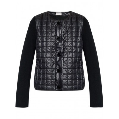 Moncler Padded Wool Cardigan Black MCS29328