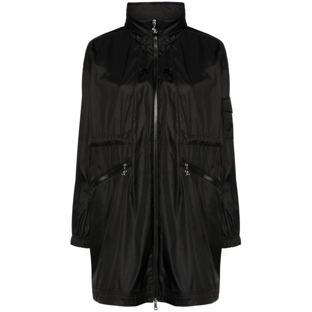 Moncler Adhemar drawstring-waist Parka Black MCS28024