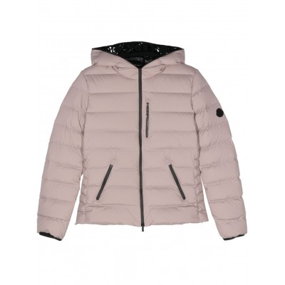 Moncler Herbe Hooded Padded Jacket Pink MCS28591