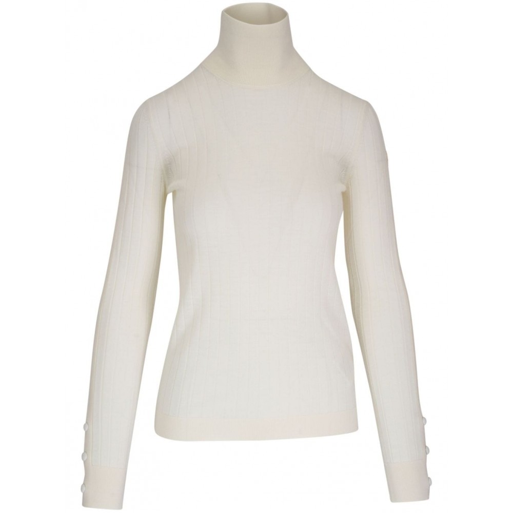 Moncler ribbed-knit Jumper White MCS29456