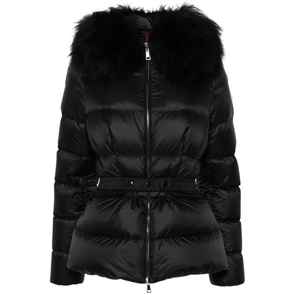 Moncler Boed Padded Hooded Jacket Black MCS28221