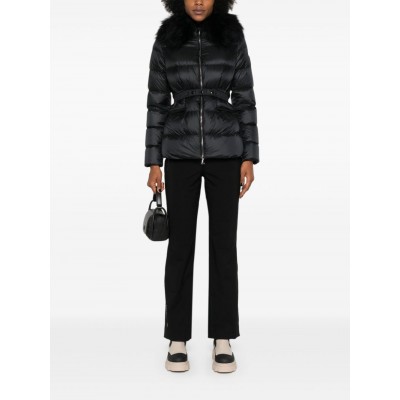 Moncler Boed Padded Hooded Jacket Black MCS28221