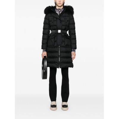 Moncler Khloe Hooded Down Coat Black MCS28667