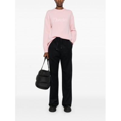 Moncler logo-embroidered Jumper Pink MCS28901